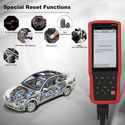 Launch Scan Tool Scanner CRP429 OBD2 Scanner All System Diagnostic Tool with Injector Coding ABS Bleeding Oil Reset EPB BMS SAS