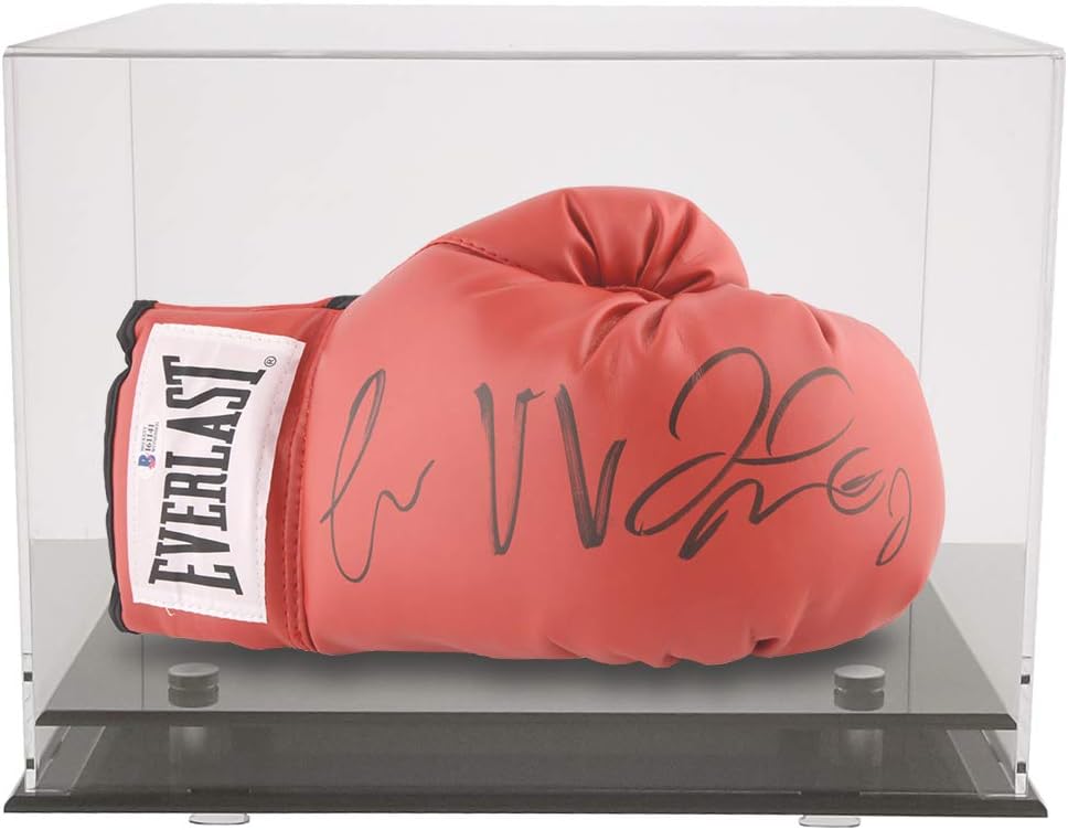 OnDisplay Deluxe UV-Protected Boxing Glove Display Case - Black Base