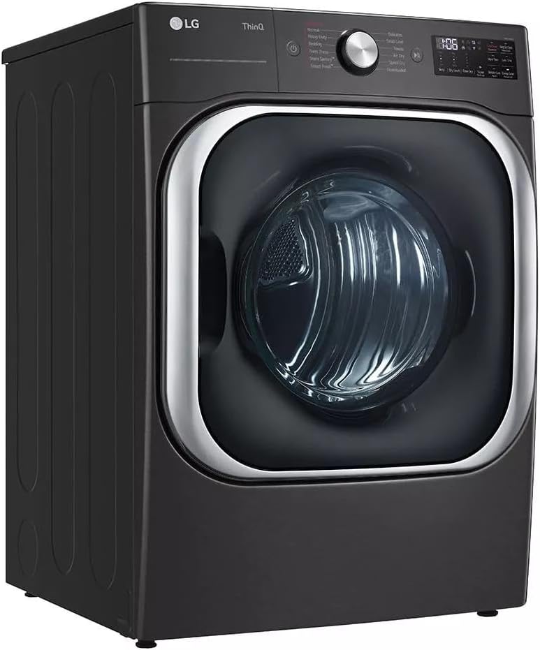 9.0 cu. ft. Mega Capacity Smart wi-fi Enabled Front Load Gas Dryer with TurboSteam™ and Built-In Intelligence
