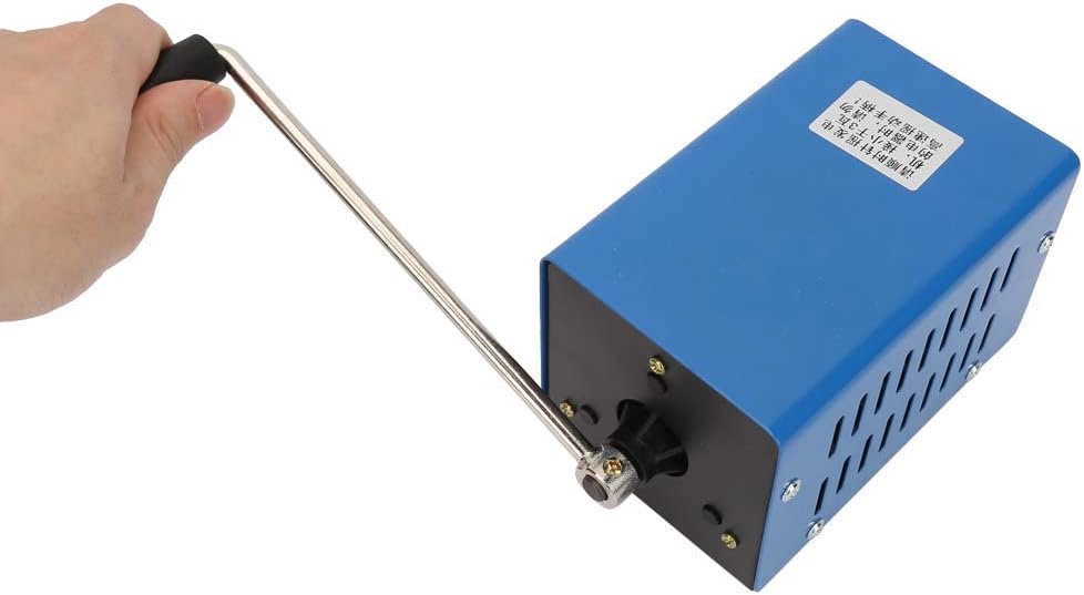 Hand Crank Generator Hand Crank Charger USB Generator for Emergency Survival Experiments Power Supply Camping Field Works