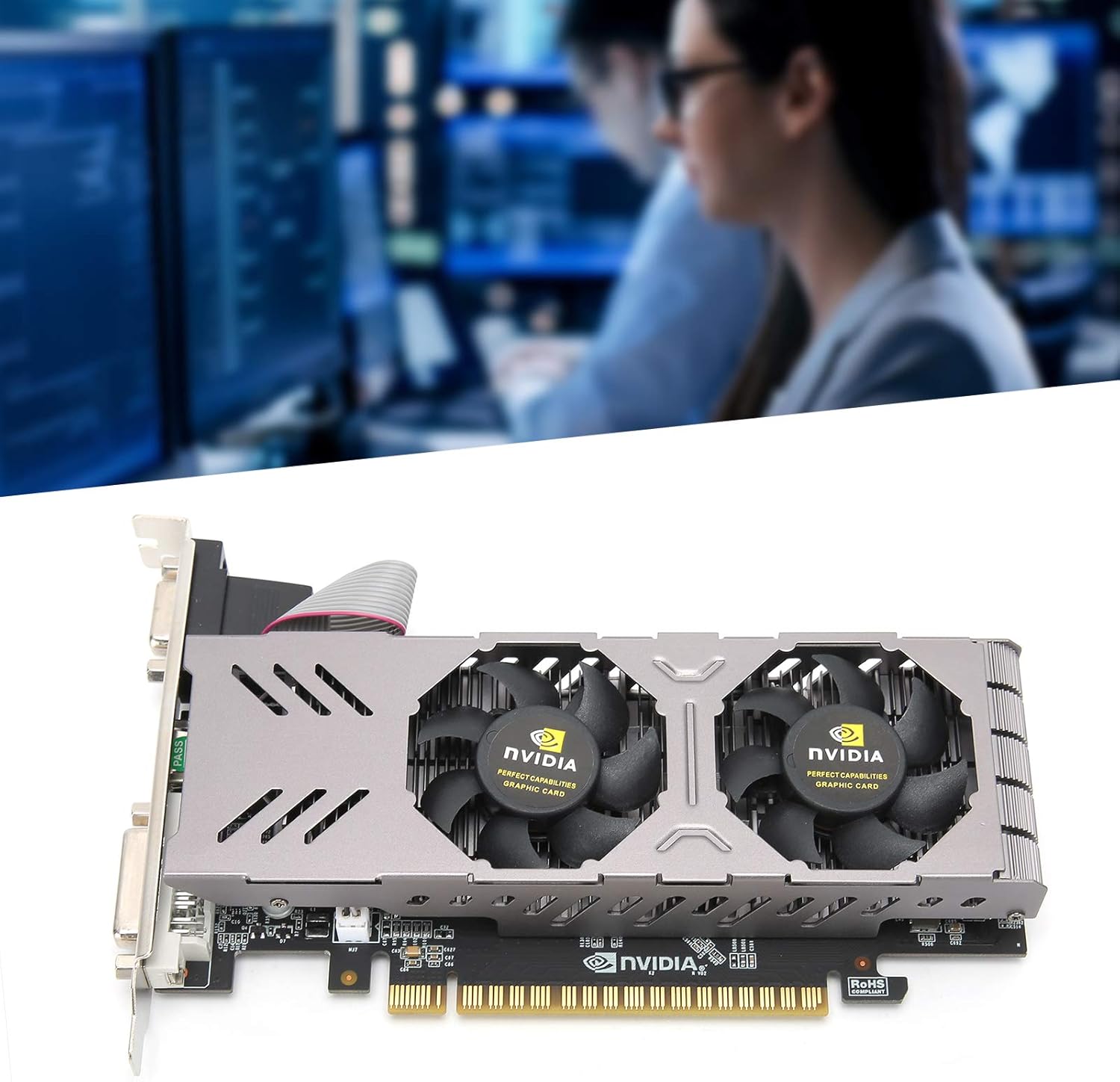 Vbestlife 4G 128 bit Graphics Card, PCI Express 3.0 Graphics, Gaming Graphics Cards, DDR5 Computer Graphics Card, Computer Components Accessories for Computers, Offices, desktops