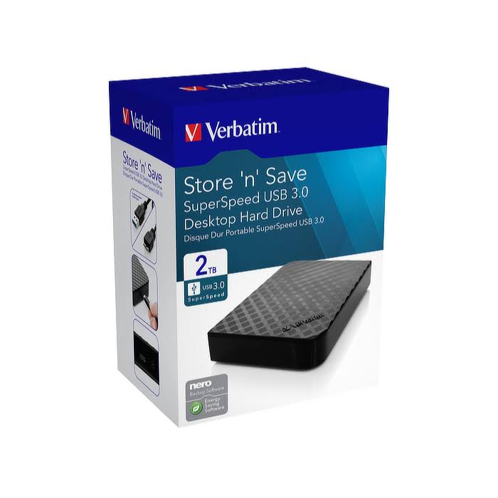 Verbatim Store &n& Save 2TB USB 3.0