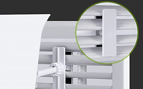 Air Conditioner Deflector Central AC Air Flow Deflector Prevent The Cold Air from Blowing Straight, Angle Adjustable, Easy Installation, for Vents, Sidewall, Home AC