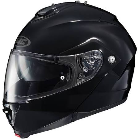HJC Solid IS-MAX 2 Modular Helmet Single Shield with Pinlock Pins, Size: Medium, Black