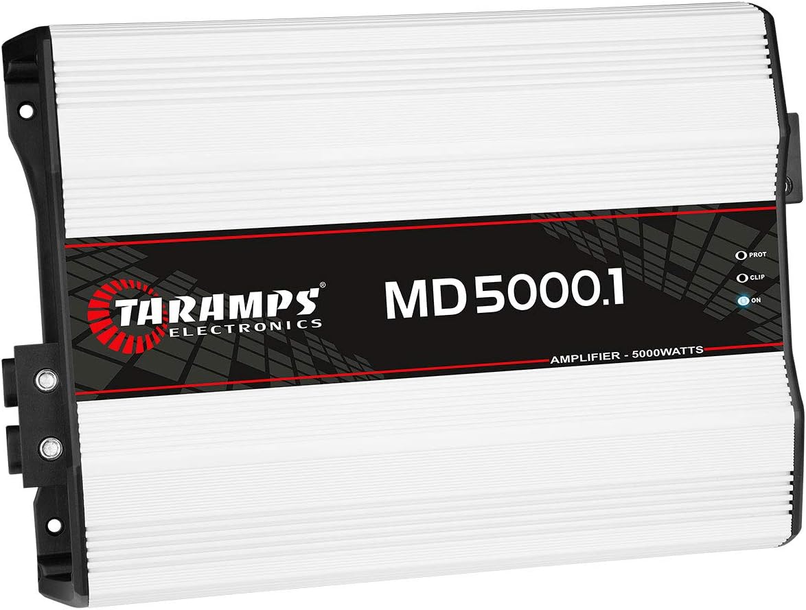 Taramps MD 5000.1 1 Channel 5000 Watts Rms Car Audio Amplifier 2 Ohm