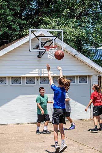 Silverback NXT 54" Wall Mounted Adjustable-Height and Fixed Basketball Hoop with QuickPlay Design