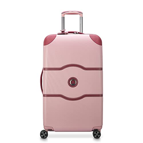 DELSEY PARIS Chatelet Air 2.0 Hardside Luggage with Spinner Wheels, Angora, Checked-Large 28 Inch