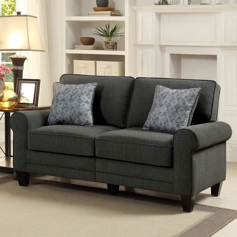 Serta Copenhagen 61" Loveseat in Buttercream