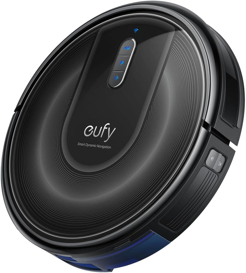 eufy RoboVac G35+ Robot Vacuum with 45-Day Auto-Empty Station, 2500Pa Suction Power (Renewed)