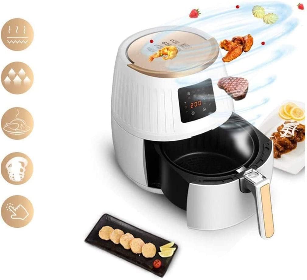 Air Fryer Small Air Fryer Less Oil Airfryer 1500W Air Fryer Oven Pizza Cooker Non-Stick Fry Basket Over Heat Protection Timer+Temperature Control Air Fryers vision lofty ambition