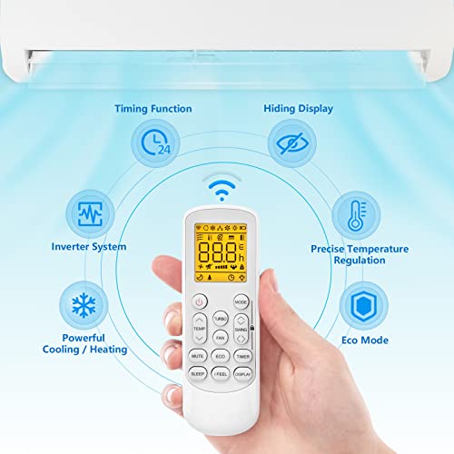 Leadzm Mini Split AC/Heating System with Inverter Function, 19 SEER Energy Saving Ductless Split-System Air Conditioner