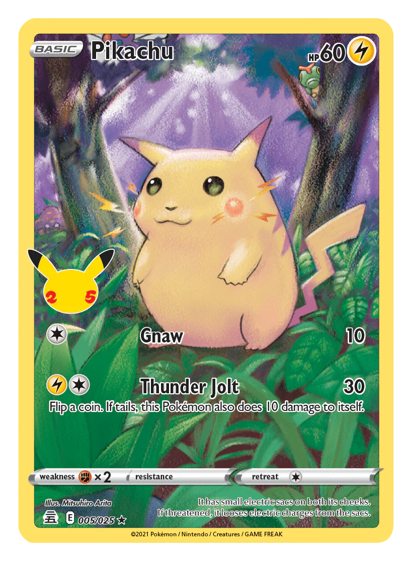 Pokémon Trading Card Games: 25th Anniversary Celebrations Elite Trainer Box