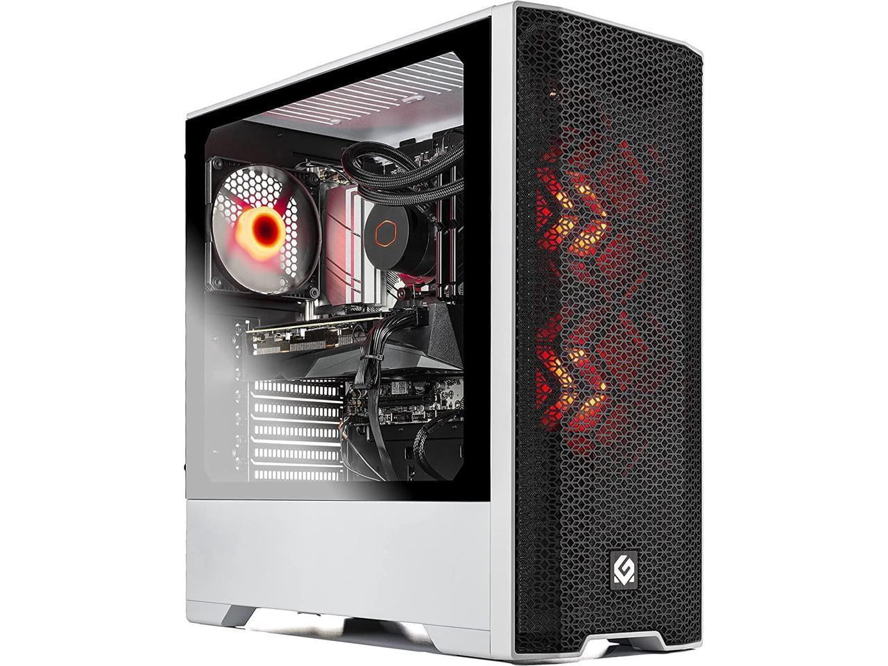 Skytech Blaze 3.0 Gaming PC Desktop – Intel i5-11400F, RX 6600, 1TB NVME, 16G DDR4 3200, 120mm AIO, AC Wi-Fi, Windows 10 Home 64-bit, White