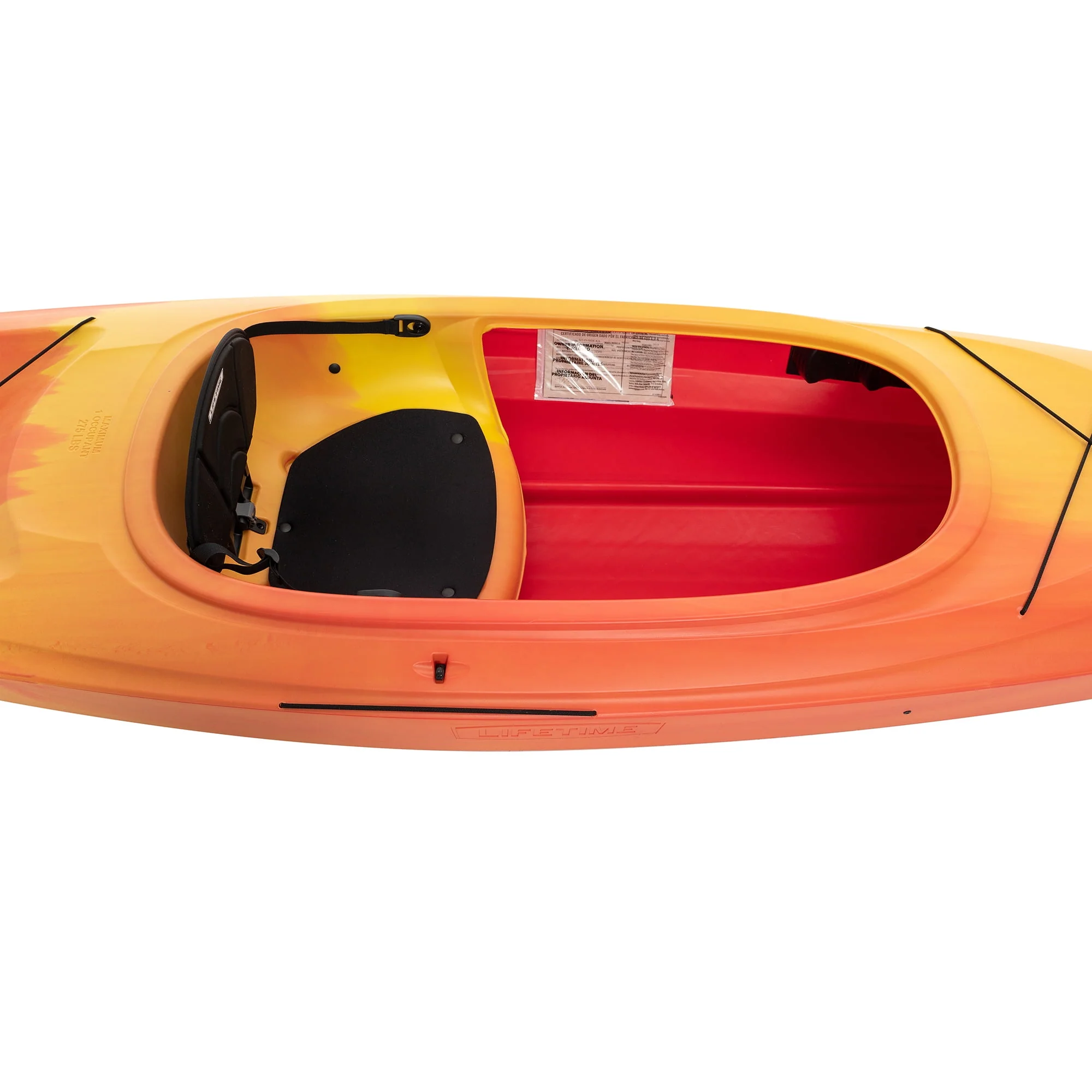 Lifetime Charger 10 ft Sit-Inside Kayak, Sunset Fusion (91056)