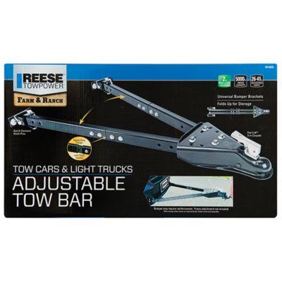 Reese Towpower Adjustable Tow Bar, Split Rail, 7014233