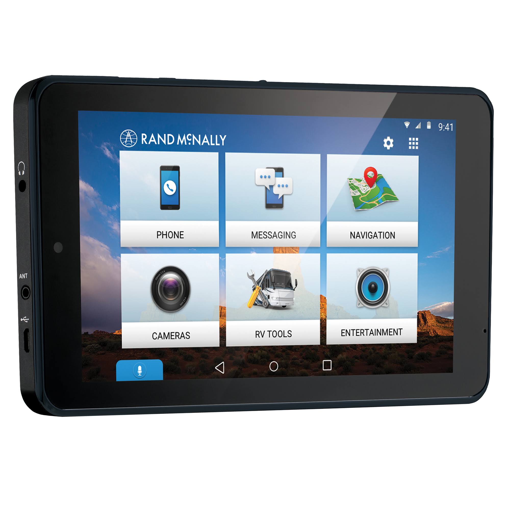 Rand McNally OverDryve RV Tablet with Built-in Dash Cam and Free Lifetime Maps