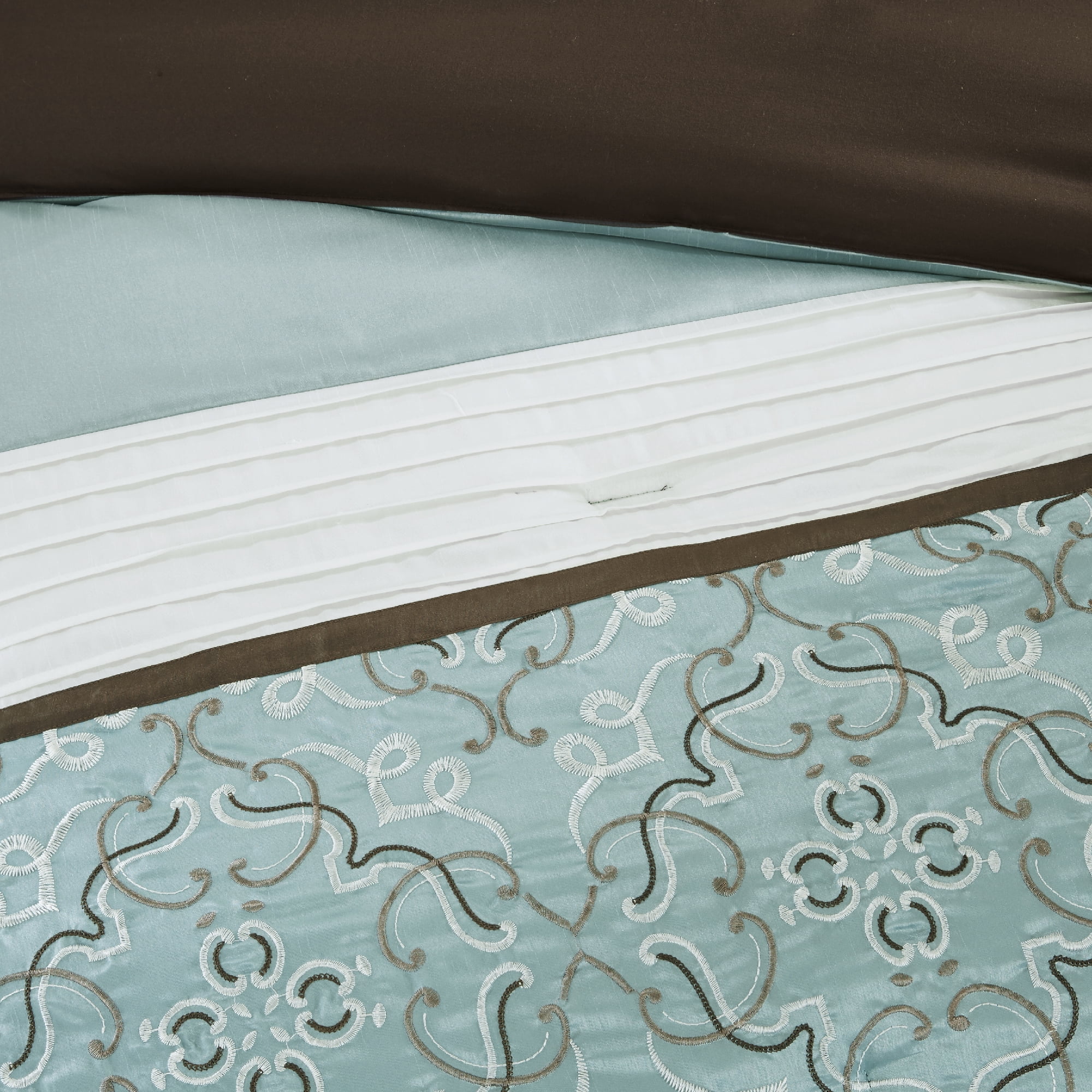 Home Essence Seafoam 24 Piece Room in a Bag, Cal King