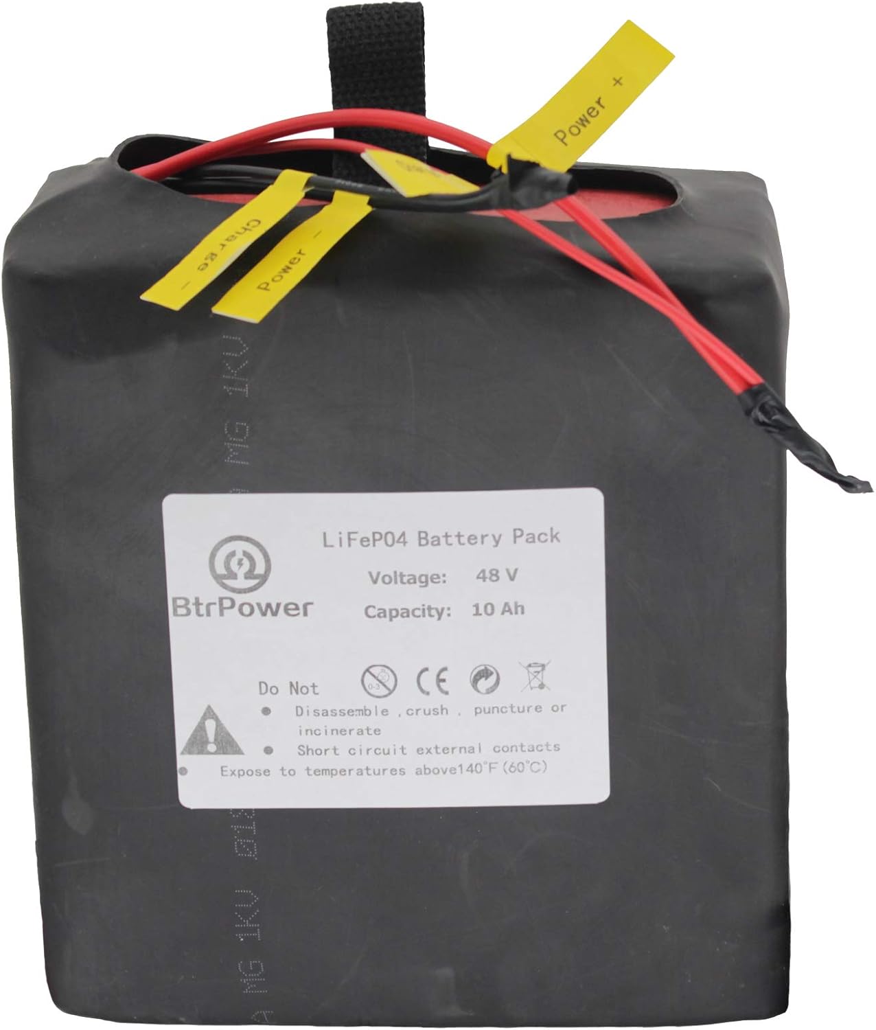 Ebike Battery 48V 10AH 18AH 20AH 30AH 50AH Lithium Ion / LiFePO4 Battery Pack with 5A Charger,50A BMS for 300W-3000W Motor