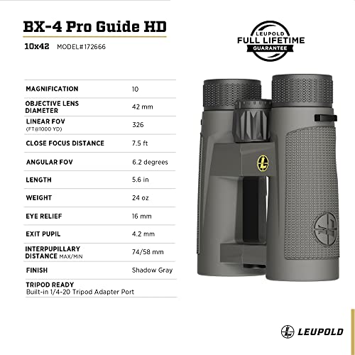 Leupold BX-4 Pro Guide HD Binoculars