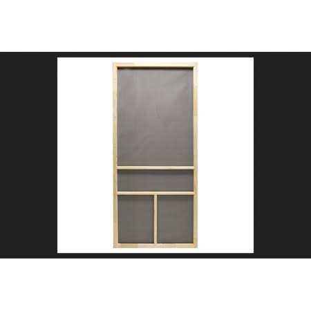 Precision 80-1/2 in. H X 36 in. W Dogwood Natural Wood Wood Screen Door - Shop Hardware Tools Online Store