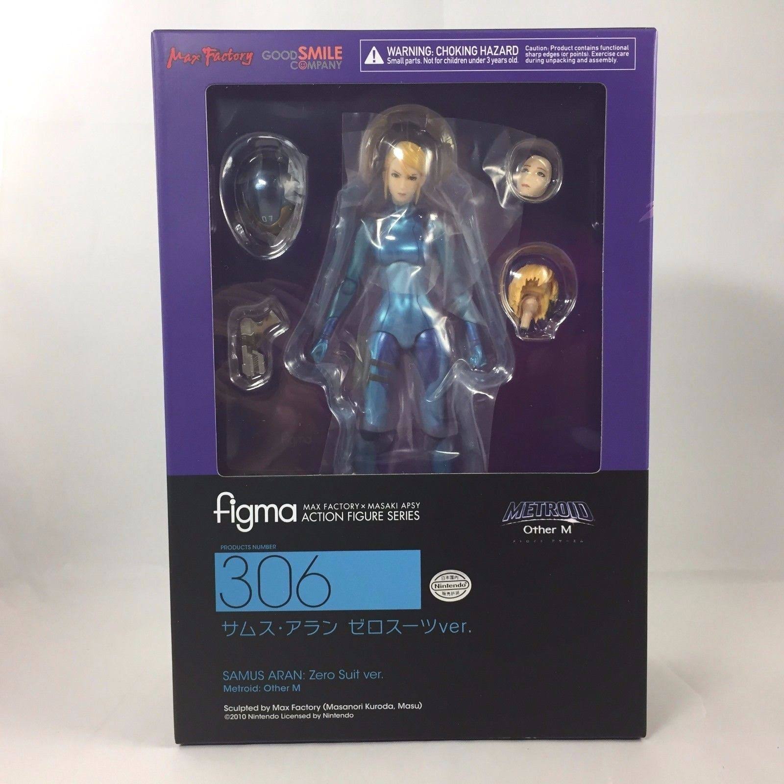 Metroid Other M Samus Aran Zero Suit Figma Action Figure