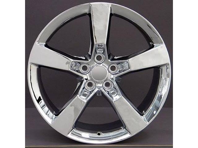 OE Wheels 20x9 Wheel Fits Camaro - SS Style Chrome Rim, Silver