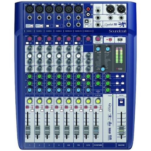 Soundcraft Signature 10 Compact 10-Channel Analog Mixer