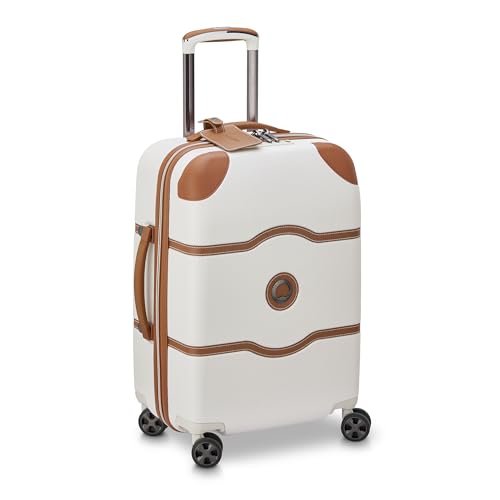 DELSEY PARIS Chatelet Air 2.0 Hardside Luggage with Spinner Wheels, Angora, Checked-Large 28 Inch