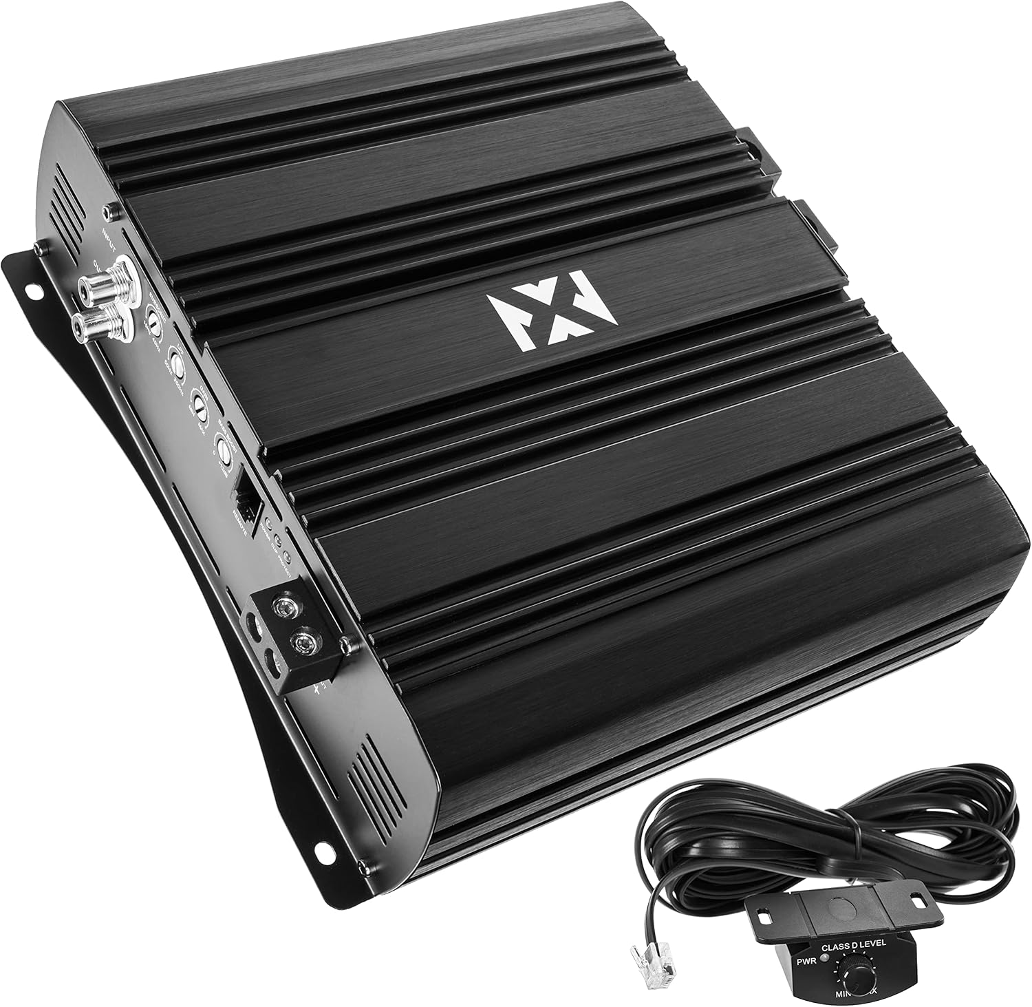 NVX XAD41 1200W RMS 1-OHM Stable Full Bridge Class D High Power Competition Full Range Bridgeable 4-Channel Car Audio MOSFET Amplifier