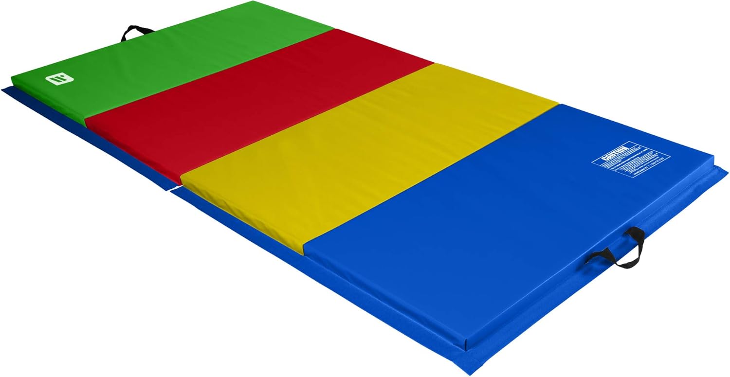 We Sell Mats 4 ft x 8 ft x 2 in Personal Fitness & Exercise Mat, Lightweight and Folds for Carrying