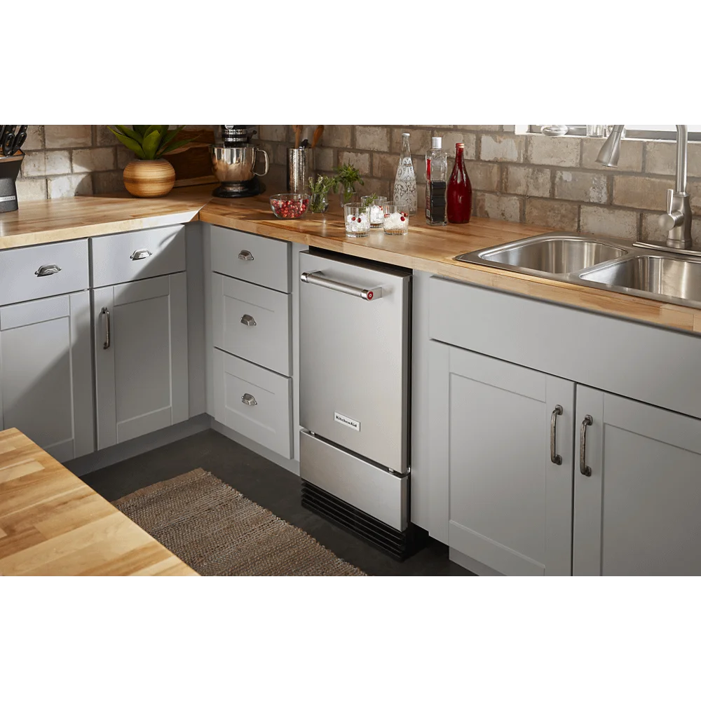 KitchenAid KUID308HPS 18 inch Automatic Ice Maker with PrintShield Finish
