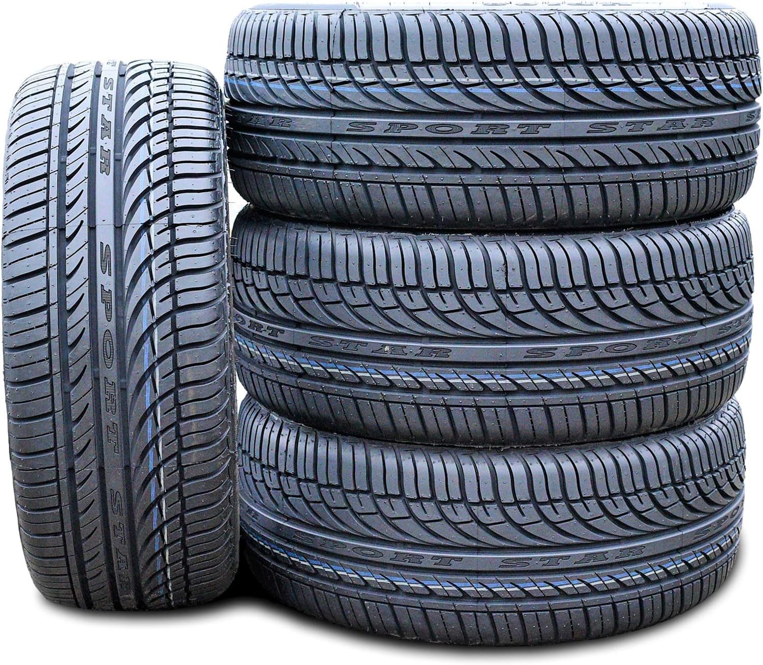 Set of 4 (FOUR) Fullway HP108 All-Season Performance Radial Tires-185/60R15 185/60/15 185/60-15 84H Load Range SL 4-Ply BSW Black Side Wall