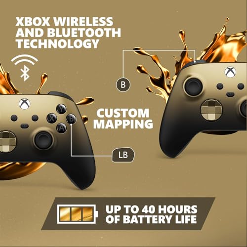 Microsoft QAU-00157 Xbox Wireless Gaming Dual Controller Bundle (Ghost Cipher Special Edition) for Xbox Series X|S, Xbox One, Windows PC, Android and iOS