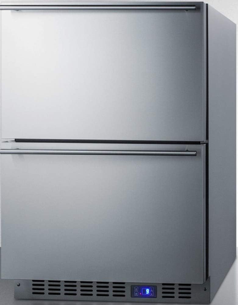 Summit SPFF51OS2D Built-in Drawer Freezer, Stainless Steel