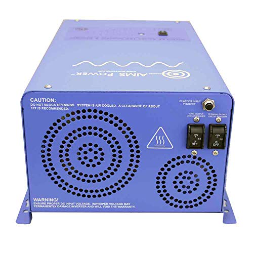 AIMS Power 3000 Watt Low Frequency Inverter Pure Sine Inverter Charger, Listed to UL 458 Standards