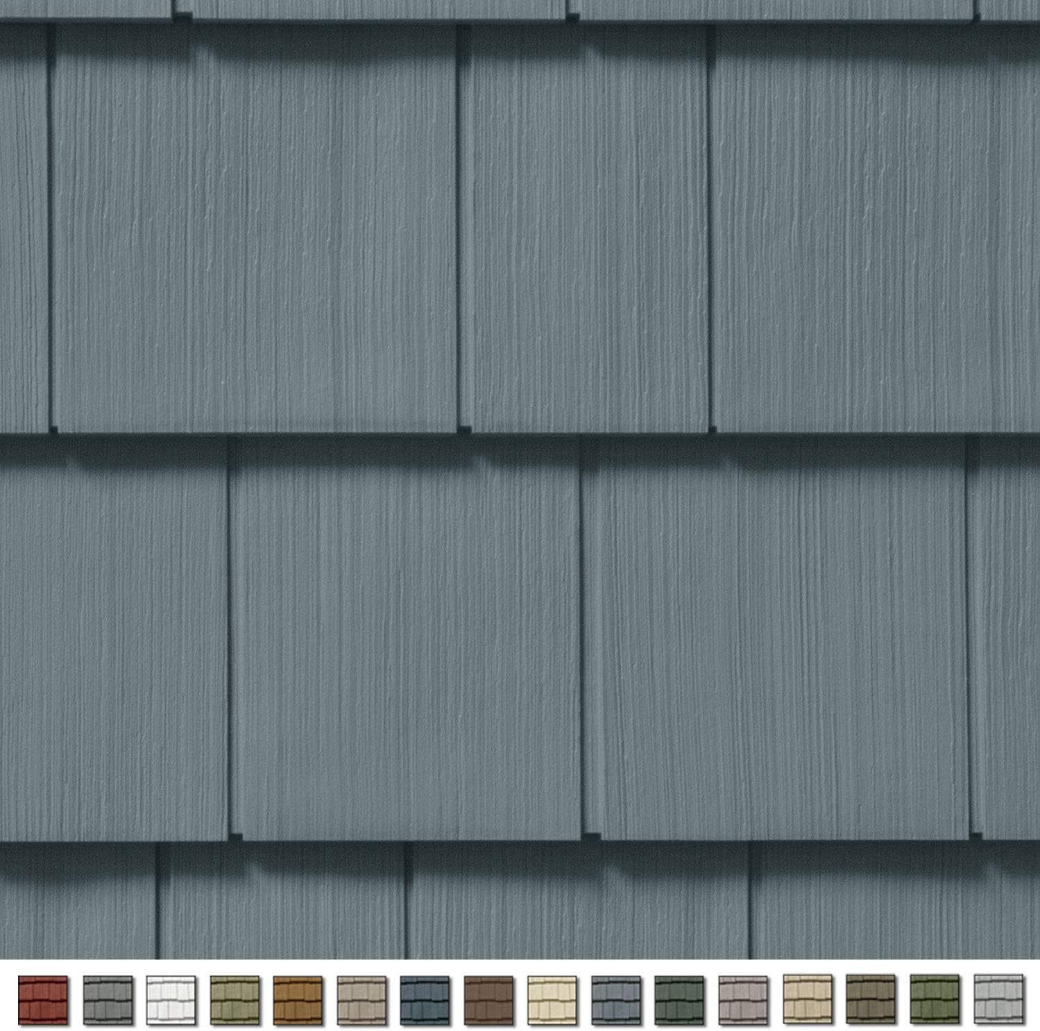 Cedar Impressions Double 7in. Straight Edge Perfection Shingles Siding (1/2 Square) Savannah Wicker