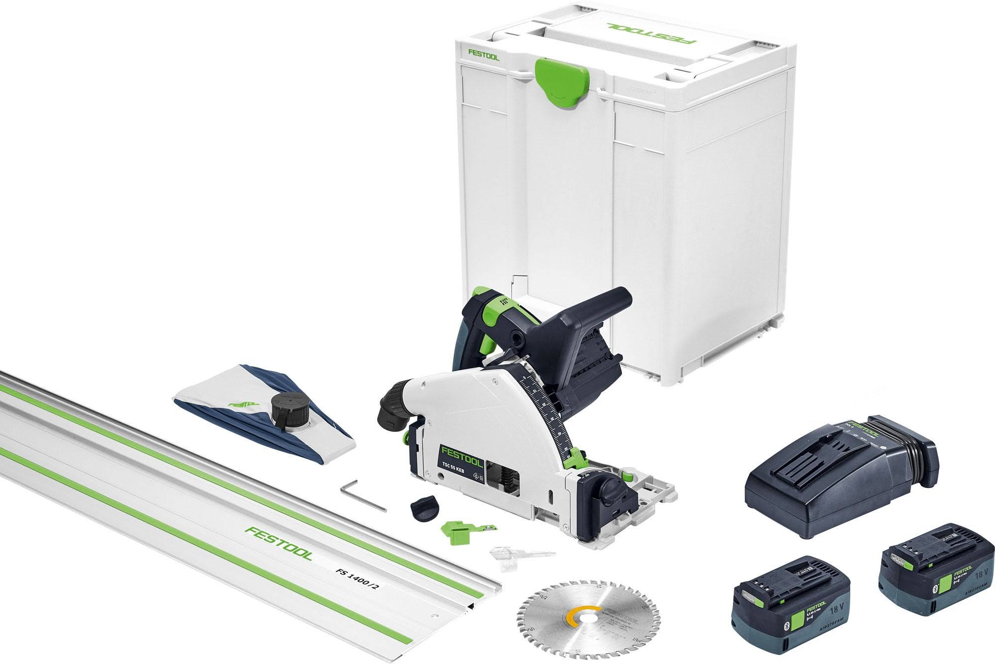Festool Cordless Track Saw TSC 55 KEBI-F-Plus-FS 577008