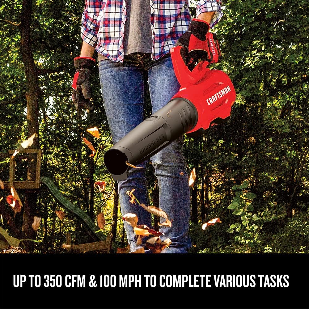 CRAFTSMAN V20 String Trimmer and Leaf Blower Combo Kit, Cordless (CMCK297M1)