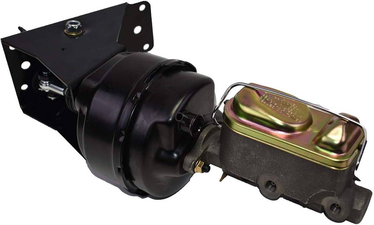 A-Team Performance - Power Brake Conversion Kit Firewall Mount Disc/Drum or Disc/Disc Drum/Drum - Compatible with Ford 1966-1977 Bronco Booster and Master Cylinder