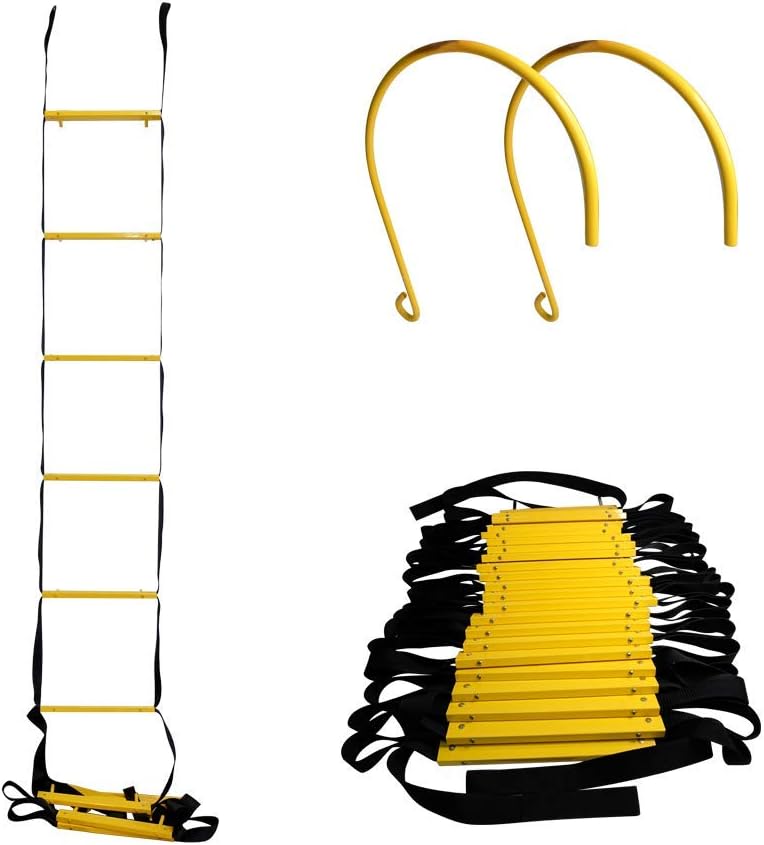 Fire Escape Ladder 3 Story | Rope Ladder Fire Escape for Homes 3rd Floor | Portable, Foldable & Compact | Emergency Ladder Suitable for Balcony & Windows