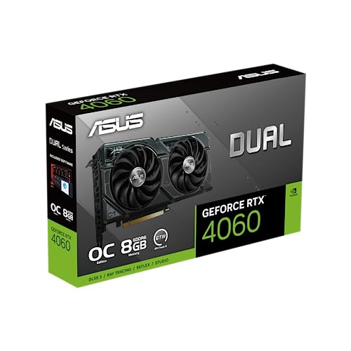 ASUS The SFF-Ready Prime GeForce RTX™ 5060 8GB GDDR7 OC Edition Graphics Card (PCIe® 5.0, 8GB GDDR7, HDMI®/DP 2.1, 2.5-Slot, Axial-tech Fans, Dual BIOS)