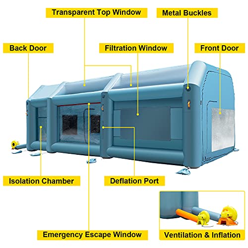 VEVOR Portable Inflatable Paint Booth