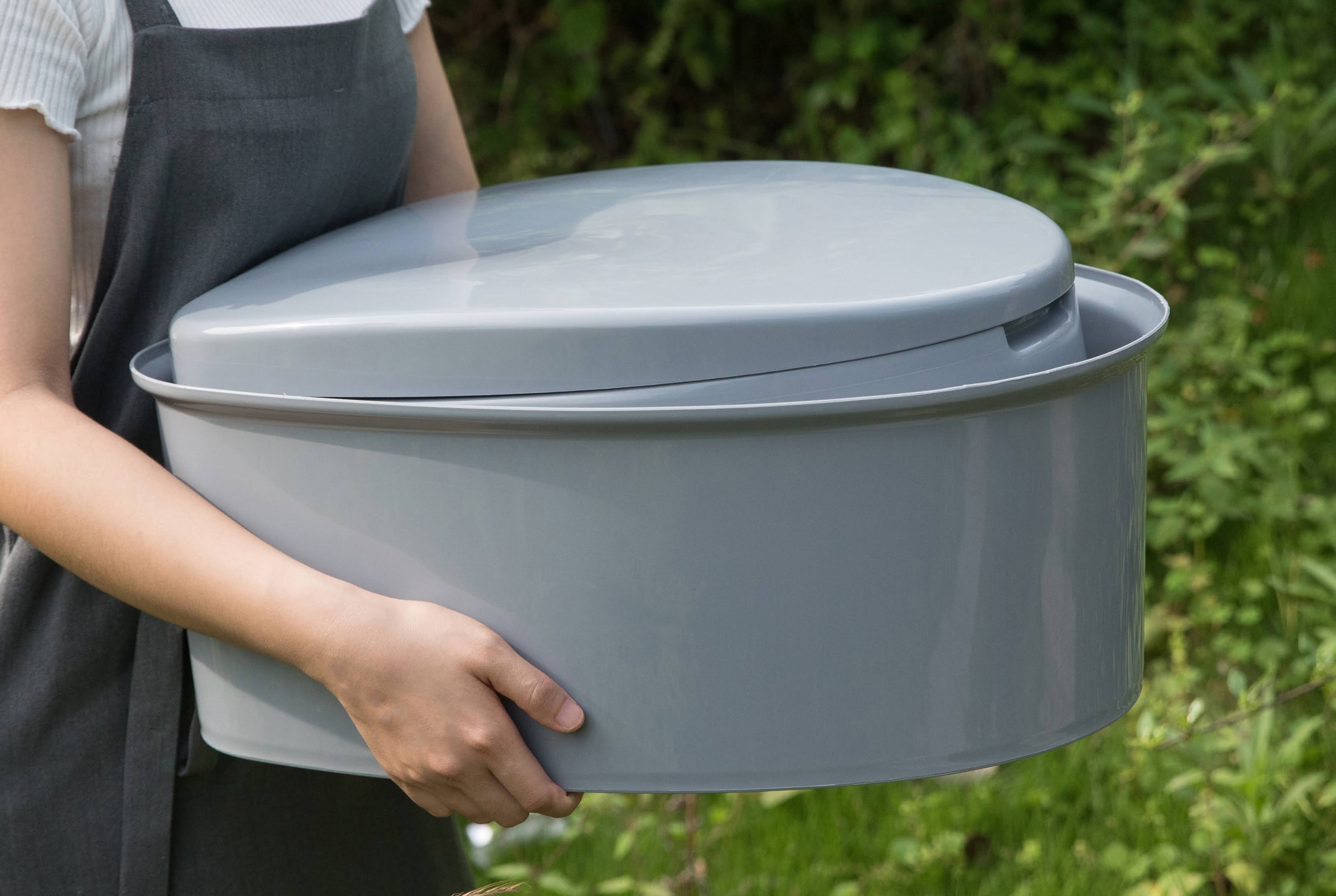 PLAYBERG Folding Portable Travel Toilet for Camping and Hiking
