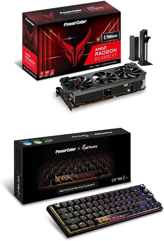 PowerColor Red Devil AMD Radeon RX 6600 XT Gaming Graphics Card with 8GB GDDR6 Memory, Powered by AMD RDNA 2, HDMI 2.1