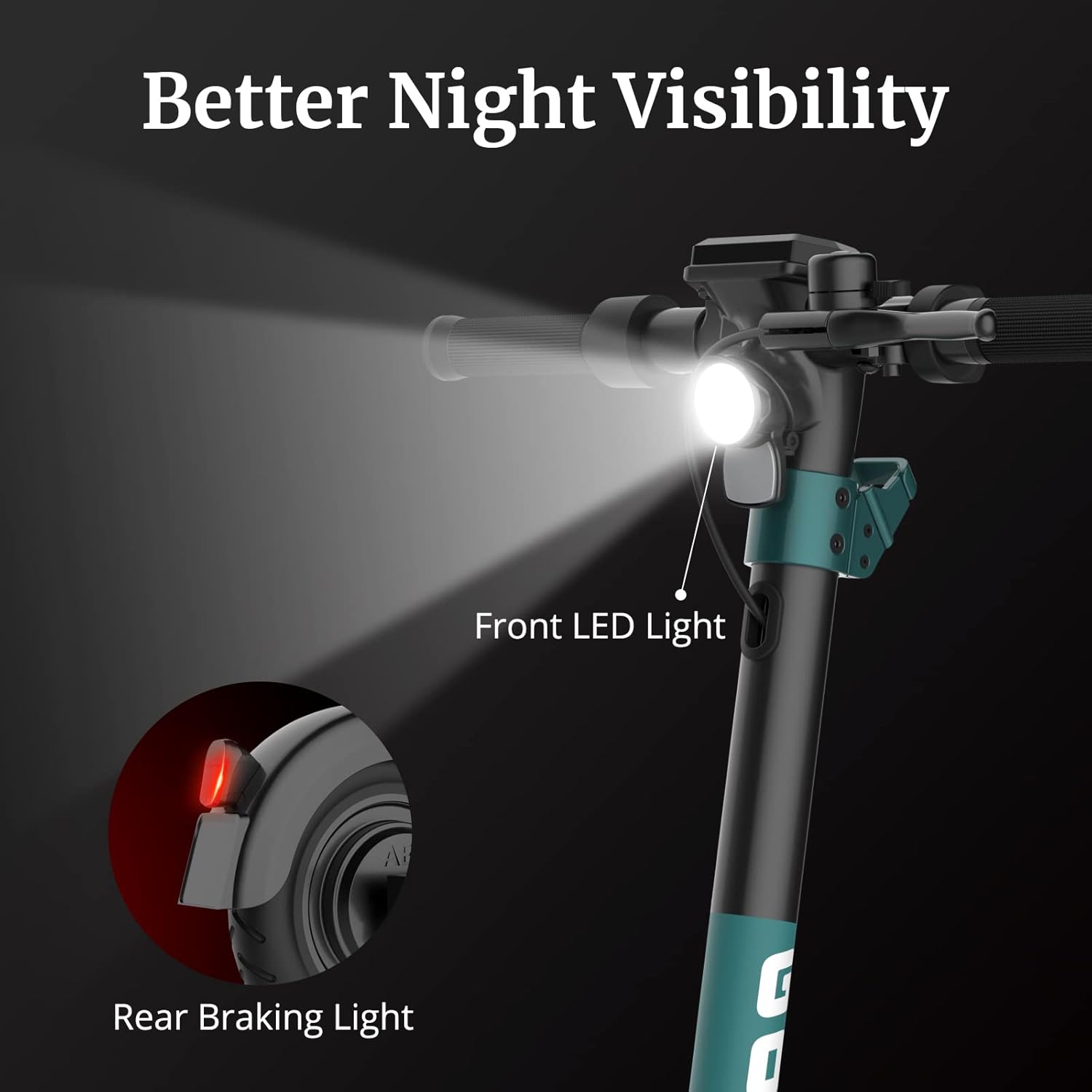 Gotrax GMAX Electric Scooter, 10" Pneumatic Tire, Max 42 Mile & 20Mph by 350W Motor, Double Anti-Theft Lock, Bright Headlight and Taillight,Foldable and Cruise Control Electric Scooter for Adult