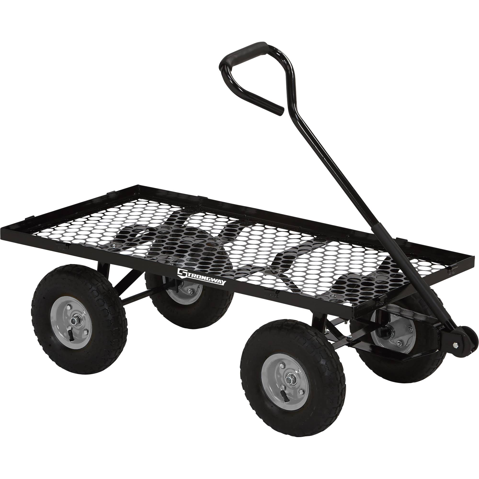 Strongway Steel Garden Wagon - 800-Lb. Capacity, 40inch L x 20inch W