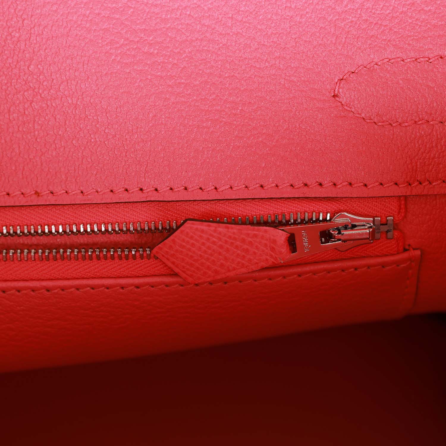 Pre-owned Hermes Birkin 30 Rose Confetti Epsom Palladium Hardware