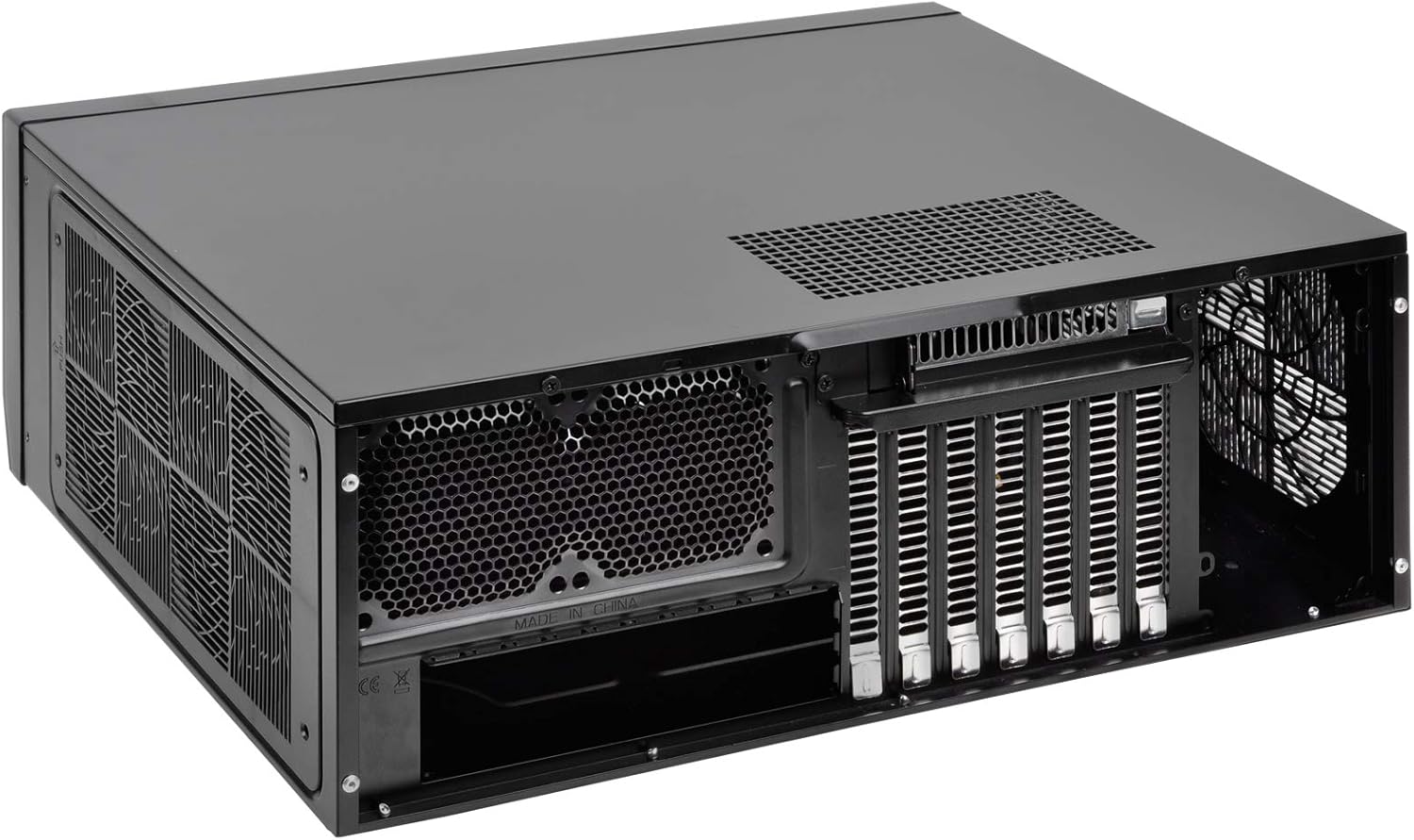 SilverStone Technology GD09B Home Theater Computer Case (HTPC) with Faux Aluminum Design for ATX/Micro-ATX Motherboards GD09B-x