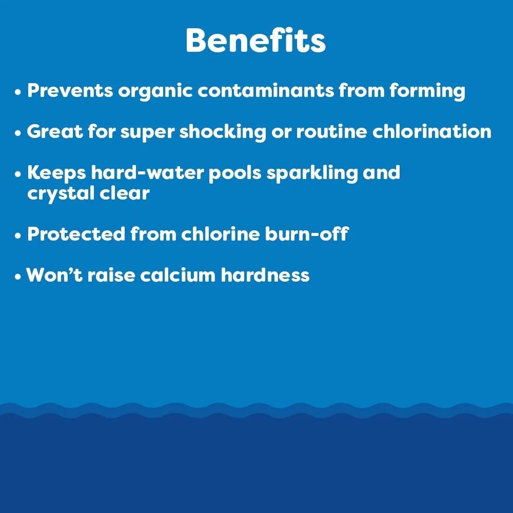 In The Swim Sodium Dichlor Chlorine Shock Granules for Sanitizing Swimming Pools – Fast Dissolving, pH Balanced Sanitizer - 56% Available Chlorine, 99% Sodium-Dichlor – 40 Pound C4045