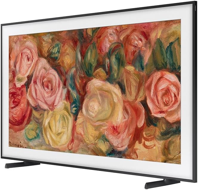 Samsung QN55LS03DAFXZA 55 inch The Frame QLED 4K Smart TV 2024 Bundle with 2 YR CPS Enhanced Protection Pack